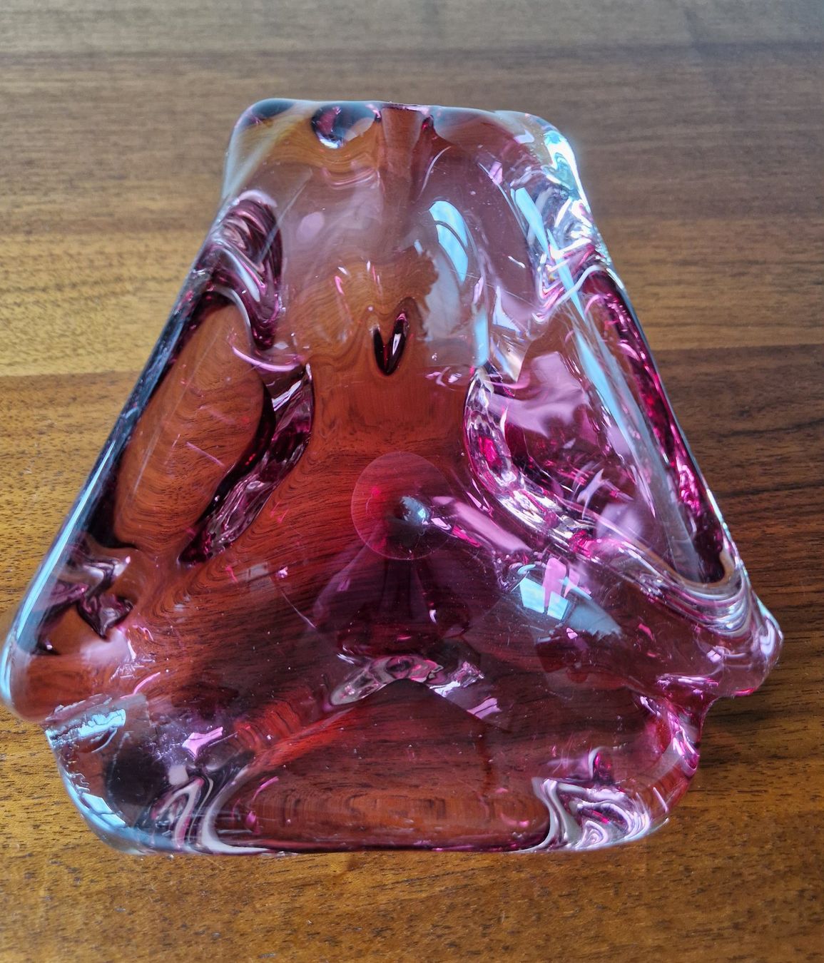 Murano Portacenere: Murano Glas Aschenbecher, Violet – Usato da Bern venduto da Antikbatik 4