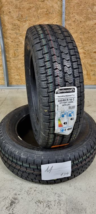 2x Winterreifen 205/65 R16C Continental | Kaufen auf Ricardo