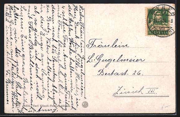 Cartes postales: Flüeli-Ranft, Tobel mit Kirche und Flus – D'occasion à Berlin par bartko-reher 1