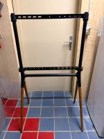 LogiLink Tv-Ständer für TV 49–70 Zoll Schwarz/Walnuss