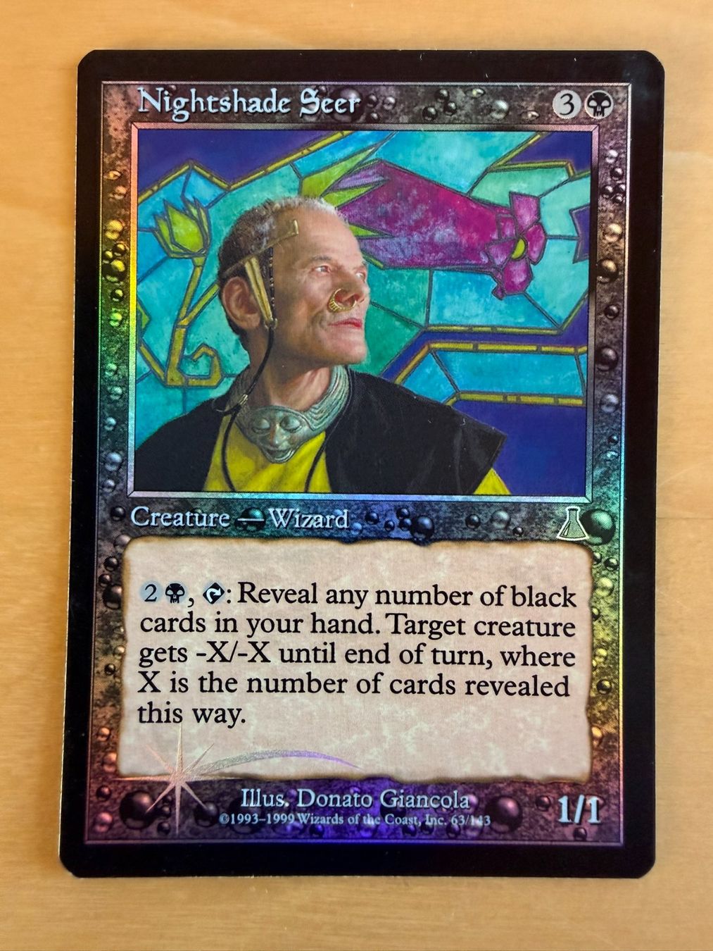 Magic The Gathering Carte collezionabili: Foil // Nightshade Seer // Urzas Destiny // Magic – Usato da Binz venduto da Tempelritter