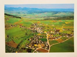 KÄNERKINDEN alte Flugaufnahme SWISSAIR Basel Land von oben