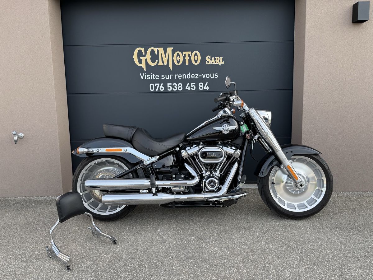 Harley-Davidson Chopper: Harley Davidson Fat Boy 114 Softail LEASING POSSIBLE – Usato da Echallens venduto da HD90 1
