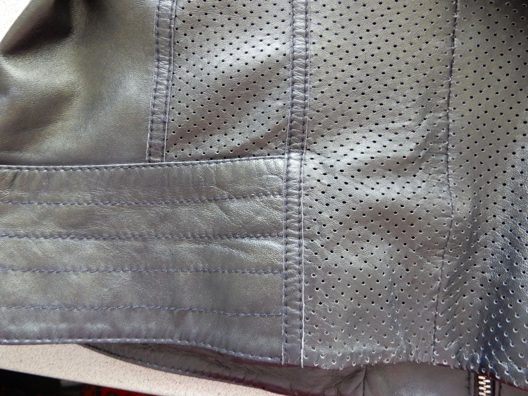 Gerry Weber Jacken: Gerry Weber, Lederjacke dunkelblau, Grösse 42 – Gebraucht aus Burgdorf von Liss 7