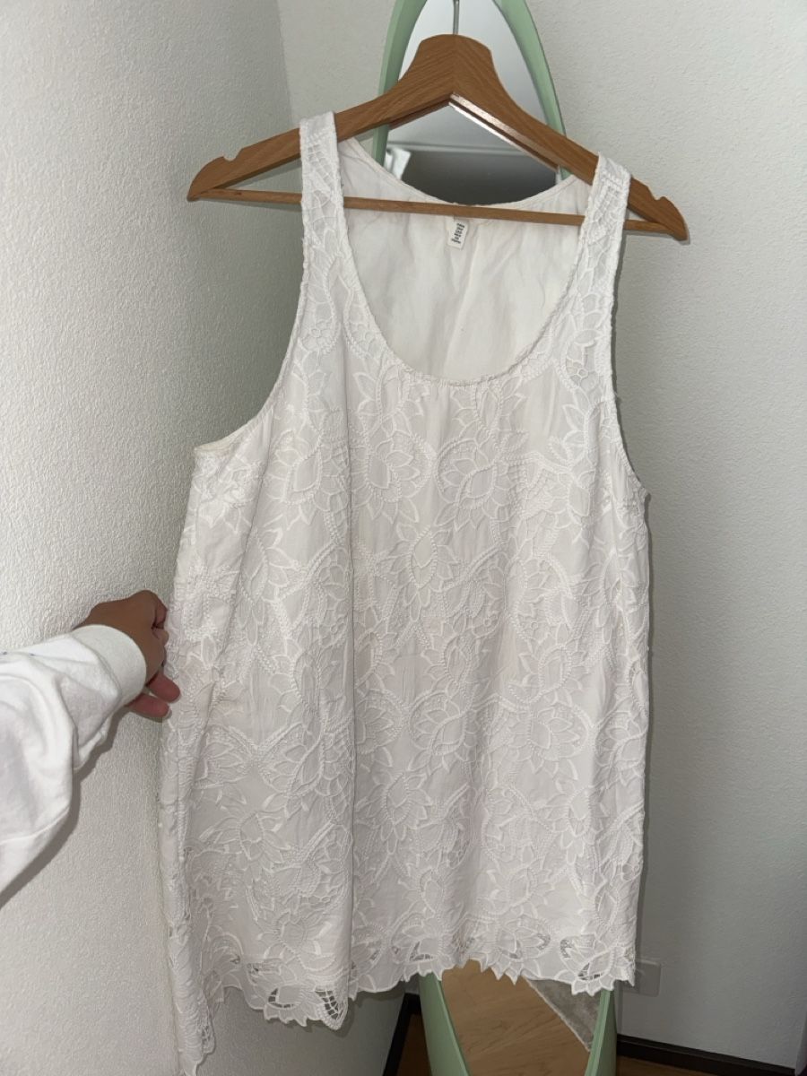 H&M Kleider: White dress lace effect – Gebraucht aus Zürich von VittoDS