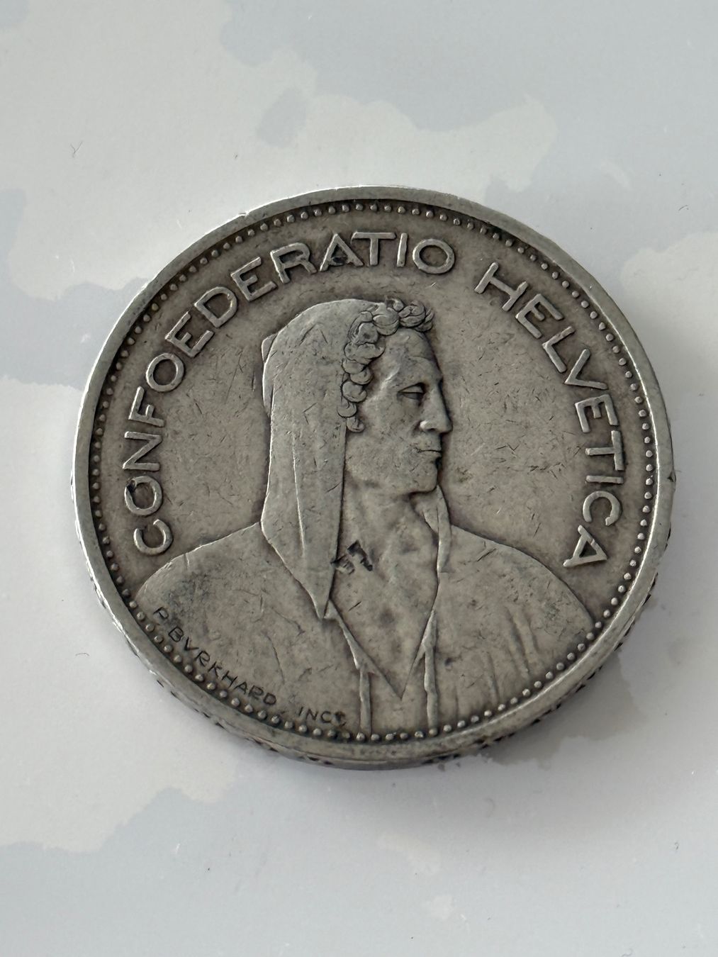 Tutti le monete: 5 Franken 1933  Silber – Usato da Wallisellen venduto da SWISS_SILVER1