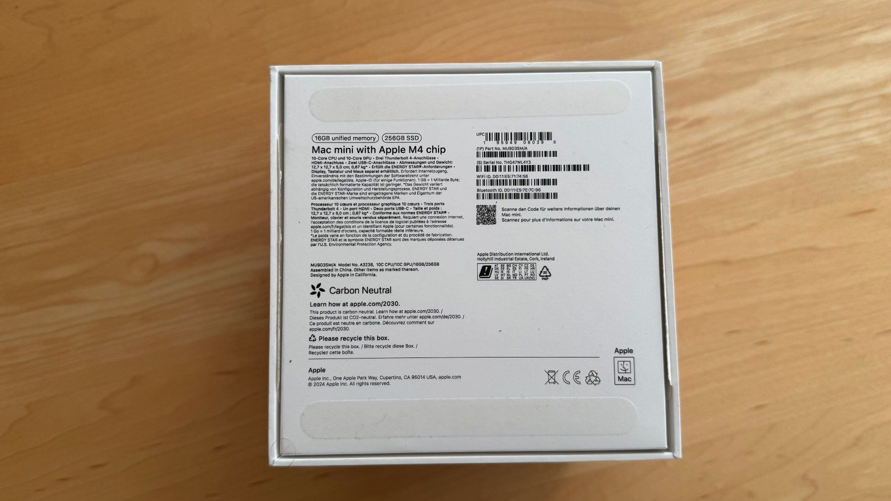 Apple PC: Apple Mac Mini M4 mit Vertical-Stand – Usato da Adliswil venduto da Painterman222 1
