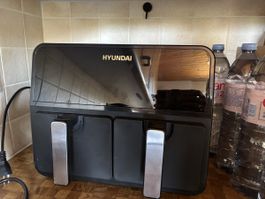 Heissluftfritteuse HYUNDAI HY-AFRV9-00 Doppelkorb gebraucht