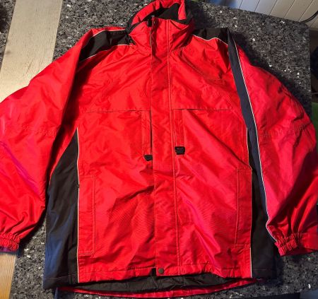 Rote Herren Skijacke