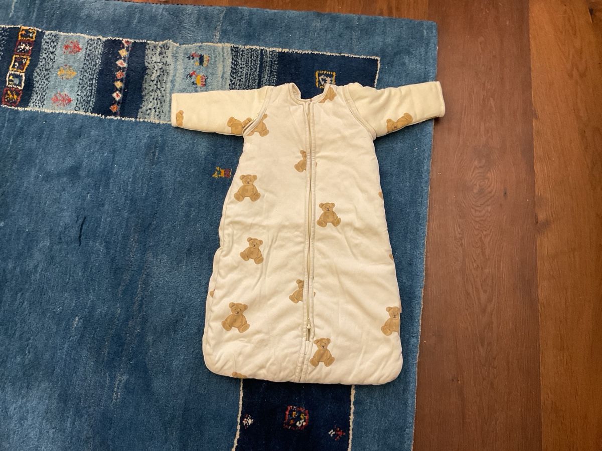Sacchi a pelo: Schlafsack mit Teddybär-Muster Grösse:70cm 2-3 Monate  – Nuovo (secondo la descrizione) da Zürich venduto da Weber020 1