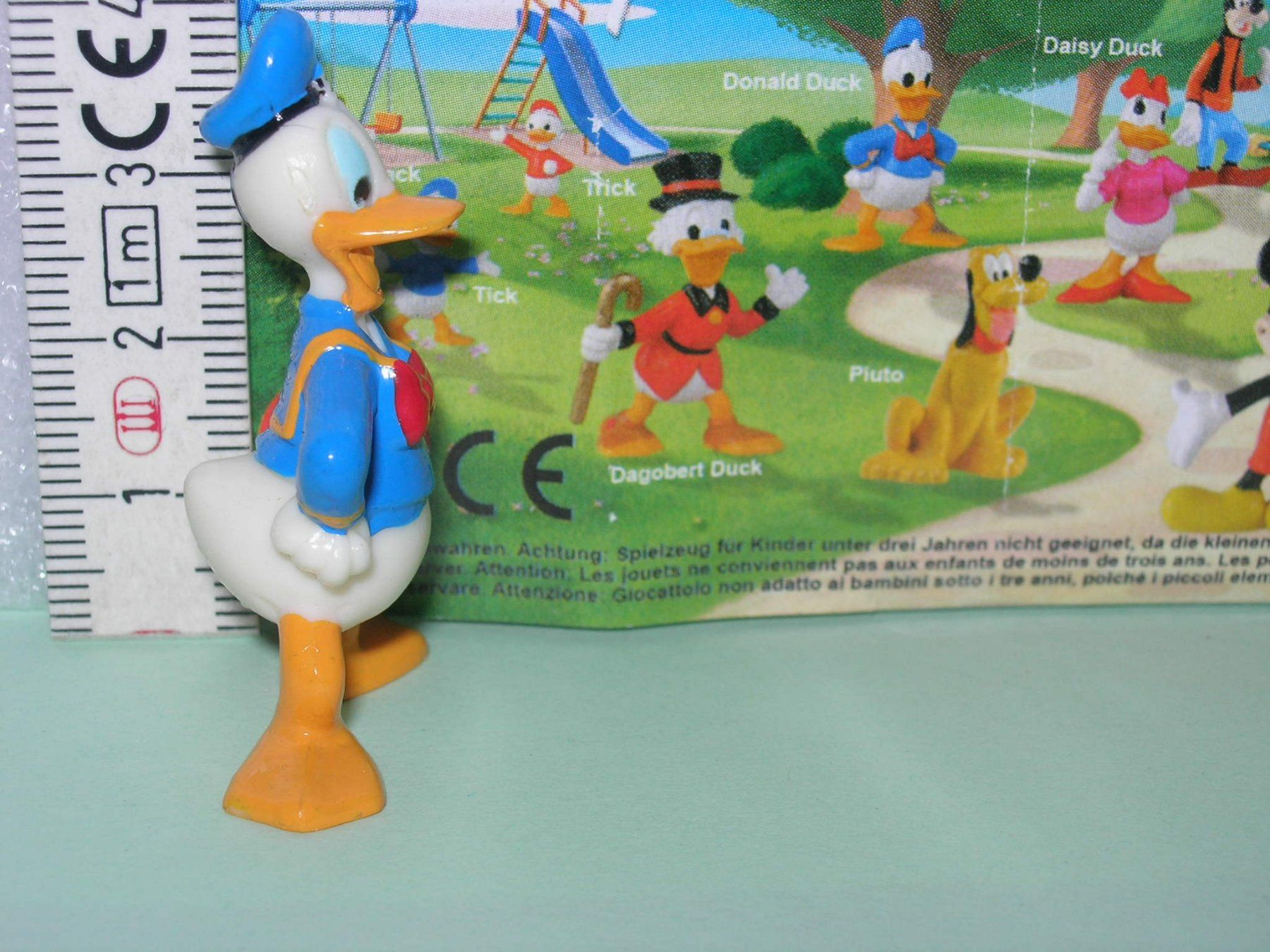 Disney Statuette: Donald Duck Disney-Minifigur – Nuovo e nell'imballaggio originale da Hornussen venduto da Corvette- 3