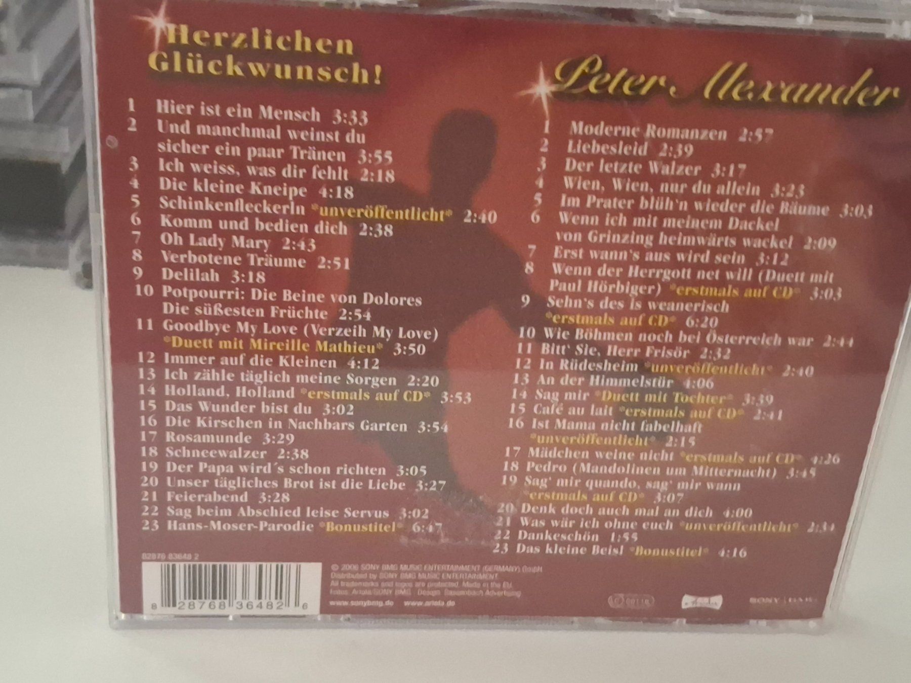 CDs: 2CD Peter Alexander - Herzlichen Glueckwunsch – Gebraucht aus Aarberg von Jackup1 1