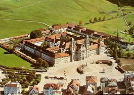 EINSIEDELN Das Kloster, Flugaufnahme