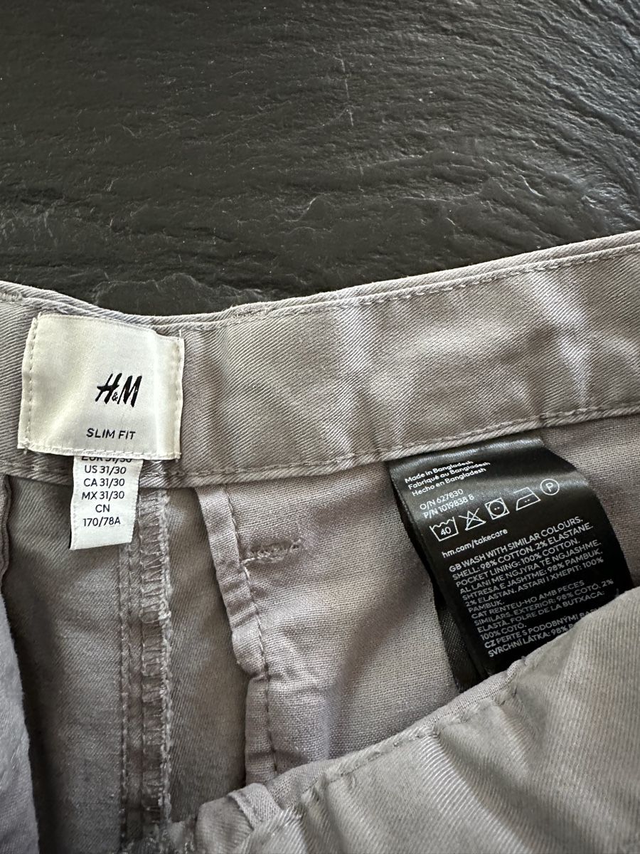 H&M Pantaloni: Chino Hose Grau – Nuovo (secondo la descrizione) da Chur venduto da Sim7000 4