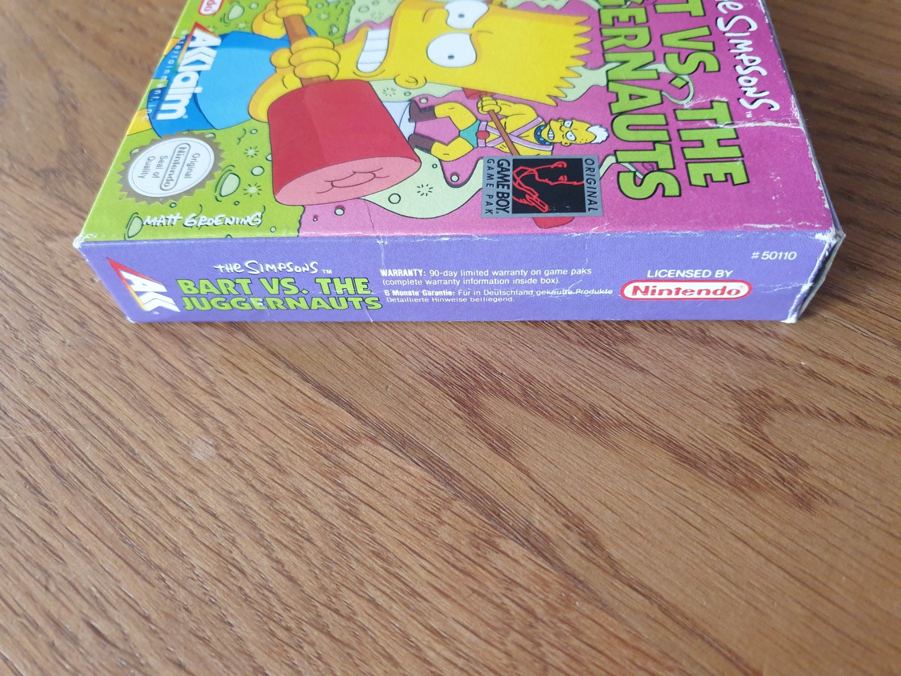 Jeux: Bart vs. the Juggernauts OVP / Gameboy – D'occasion à Rain par LomLpia 3