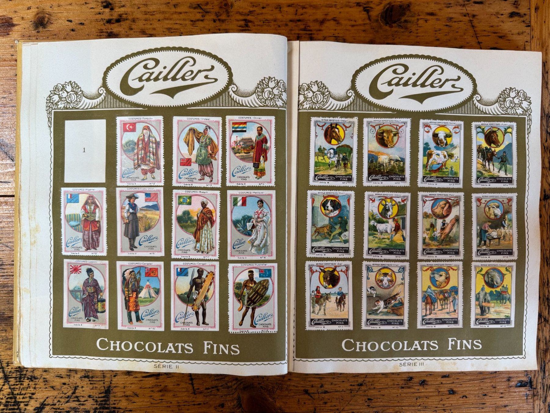 Alben: Album timbres. – Gebraucht aus Yvorne von Donom 3