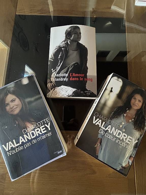 Libri: 3 romans bios Charlotte Valandrey – Usato da Perroy venduto da barballalla