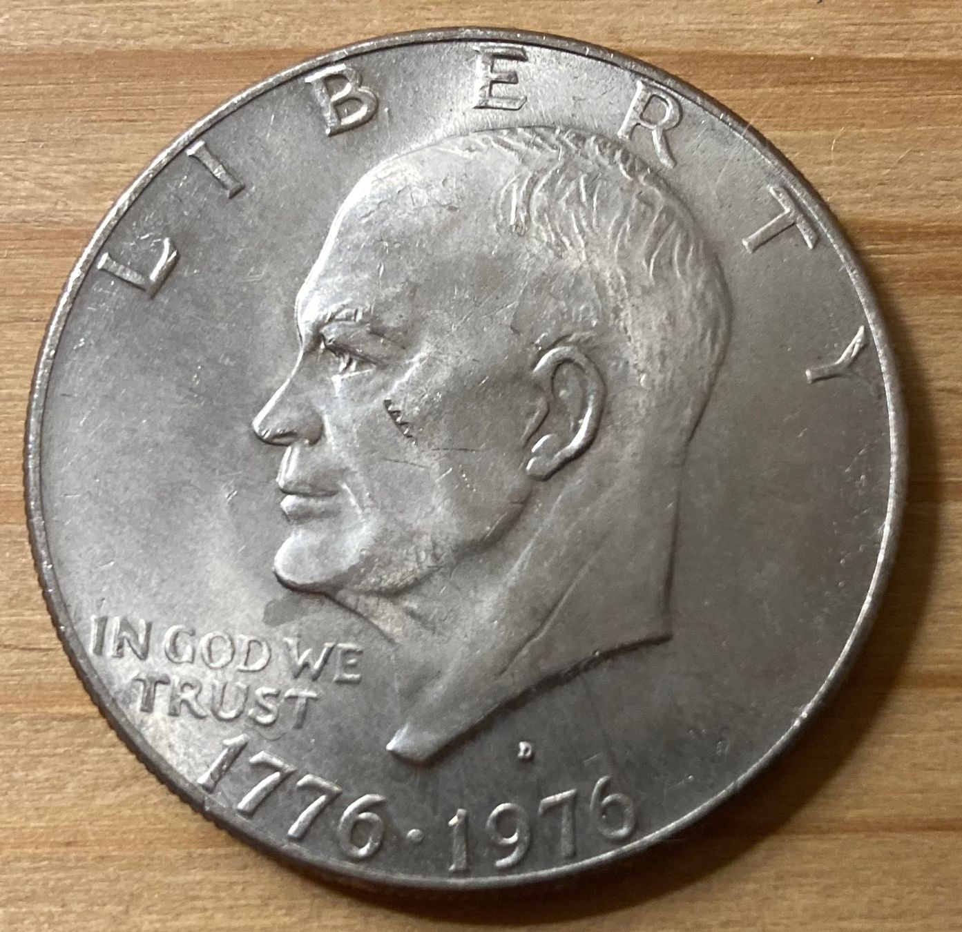 Toutes les monnaies: 1 Dollar "Eisenhower Dollar" Bicentennial – D'occasion à Penthalaz par m1m1m1