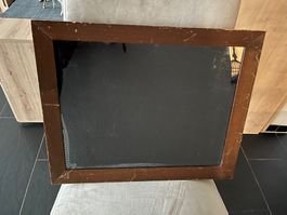 Holz Vitrine Vintage mit Samt Innenfutter