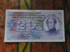 SUISSE  20  Francs  1973  (9008)  Billet