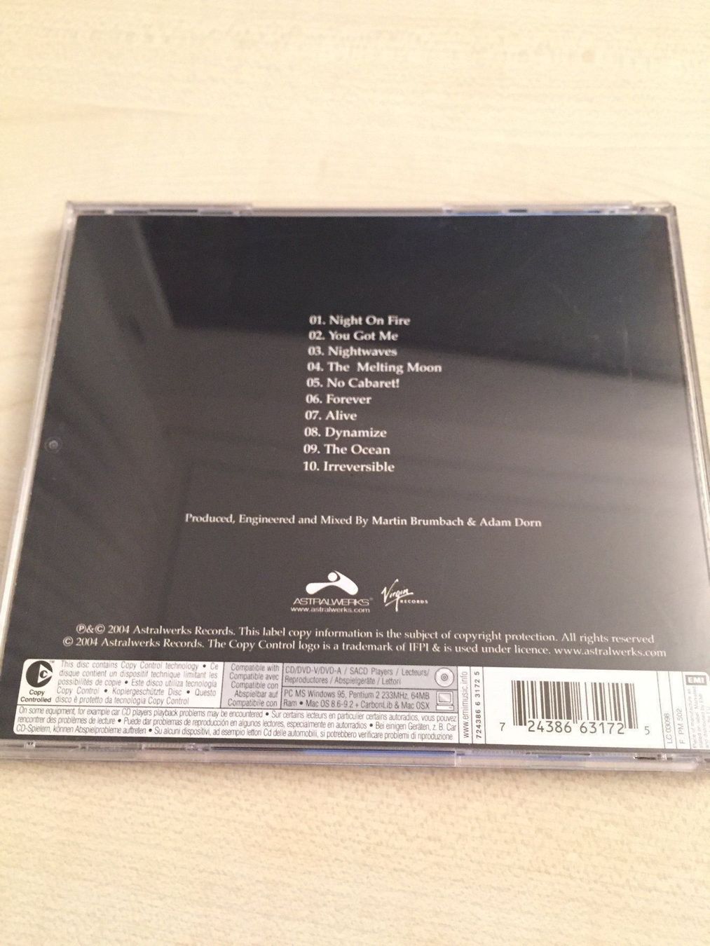CD: VHS or Beta - Night on Fire – Usato da Rüti ZH venduto da alumedien 1