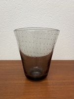 Vintage Glasvase feine Luftbläschen Vase Handarbeit 60s 70s