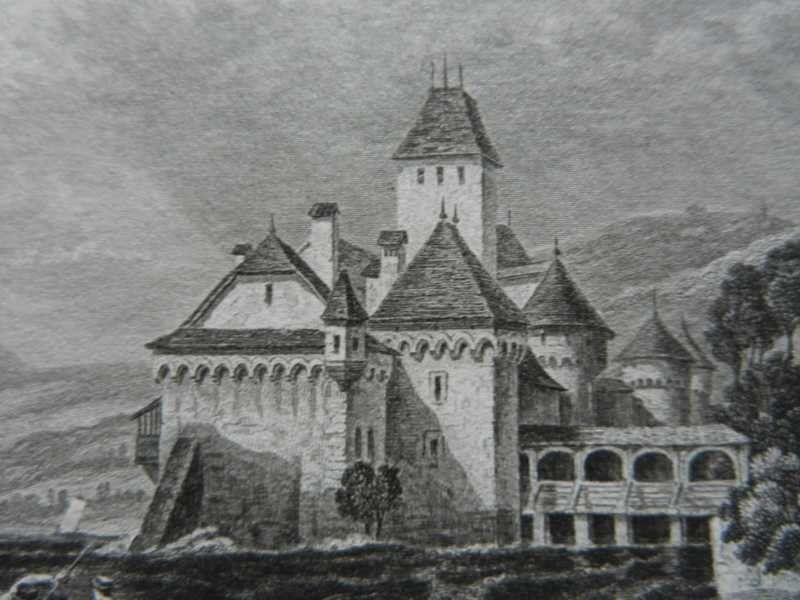Gravures: Schloss Chillon Château – D'occasion à Risch par Rischli15 6