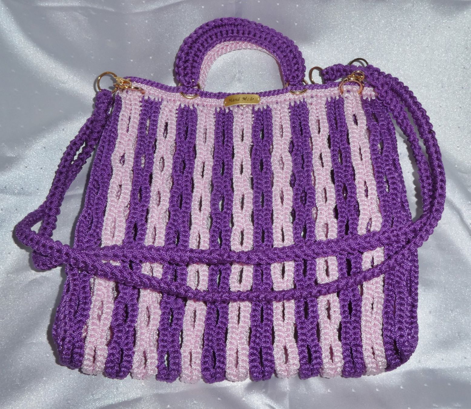 Borse da donna: Damen Tasche 2 Farben Violett /Rose. – Nuovo e nell'imballaggio originale da Siebnen venduto da Ra-la-ra-ol 4
