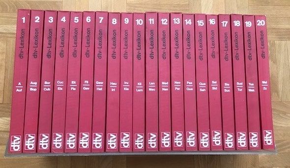Libri: dtv-Lexikon, 20 Bände – Usato da Steinmaur venduto da Hummer77
