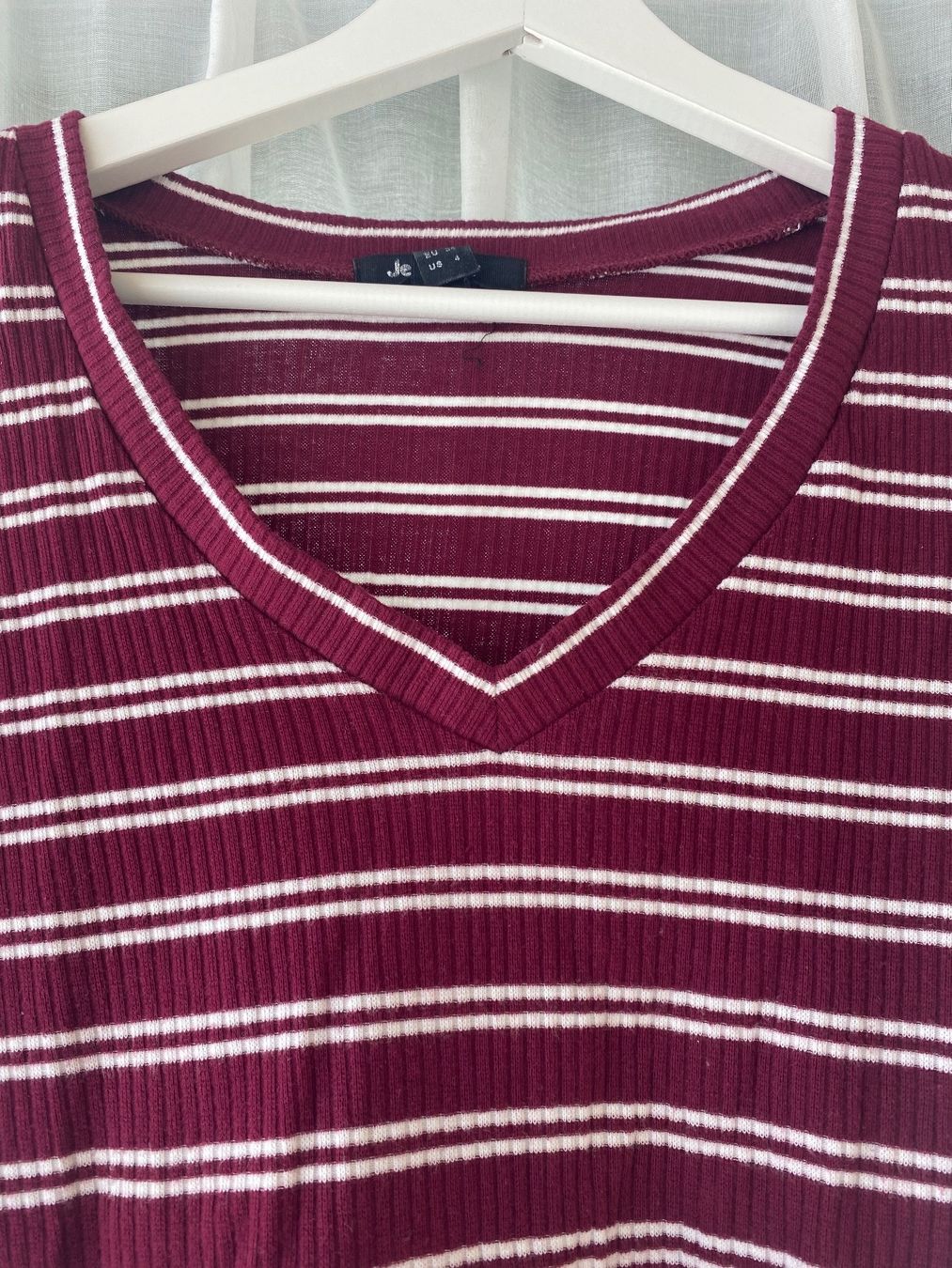 Maglioni & Felpe: Pullover rot weiss gestreift Gr. 36 / 38 Damen – Usato da Seewen SO venduto da HappyHappyHappy 2