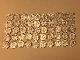 50x 5 Rappen 1934 (voz+)