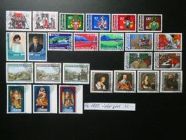 FL 1982 Jahr gestempelt zu 10% Katalog!!