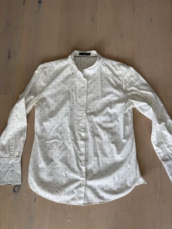 Mango Basics Damen-Hemd, Gr. M, weiss, neuwertig!