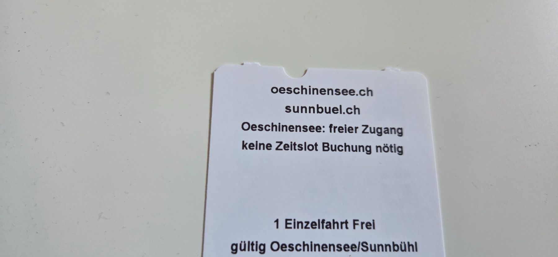 Biglietti: Einzelfahrt Bergbahnen Kandersteg – Nuovo (secondo la descrizione) da Uttigen venduto da TomTom_ 1