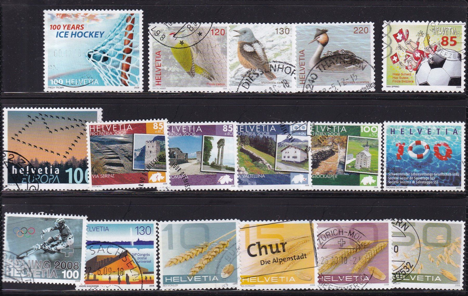 Tutti i francobolli: CH Briefmarken Lot ab 2007 – Usato da Münchwilen AG venduto da Nesar 2