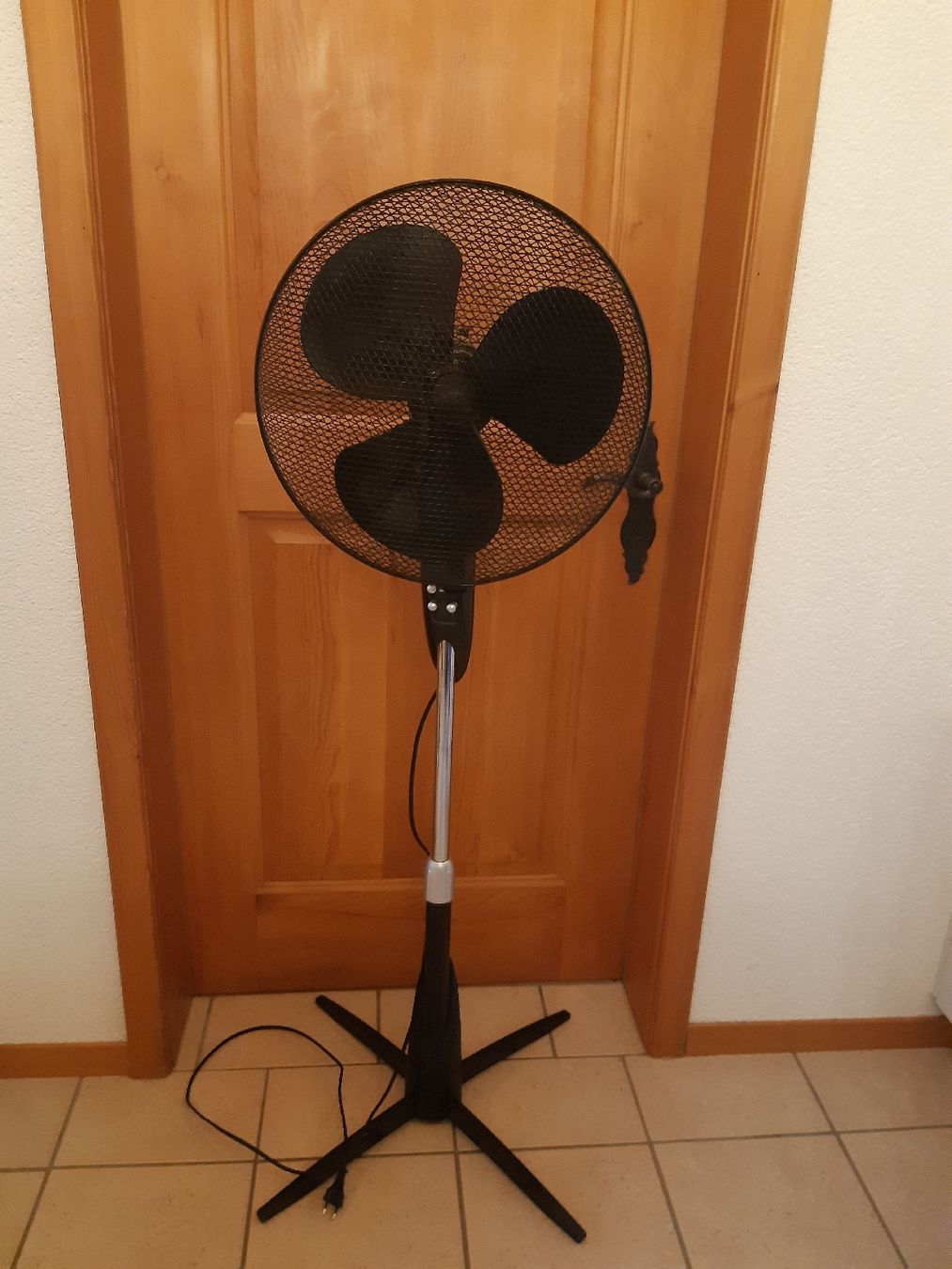 Ventilatori: Standventilator Satrap schwarz höhenverstellbar – Usato da Toffen venduto da Gwunderegge77