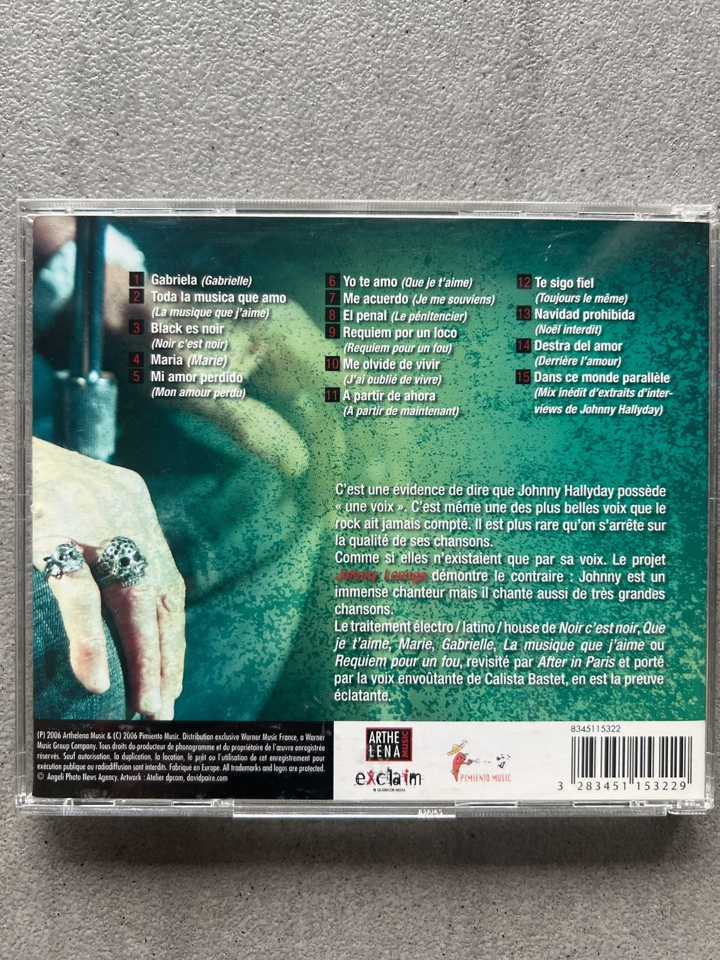CD: Johnny Lounge, compilation lounge des chansons de Johnny hal – Usato da Bouveret venduto da Feelgoodtrading 1