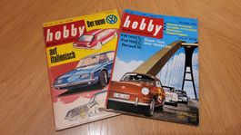2 "Hobby" Auto Motor Zeitschriften, Jahrgang 1967&1980
