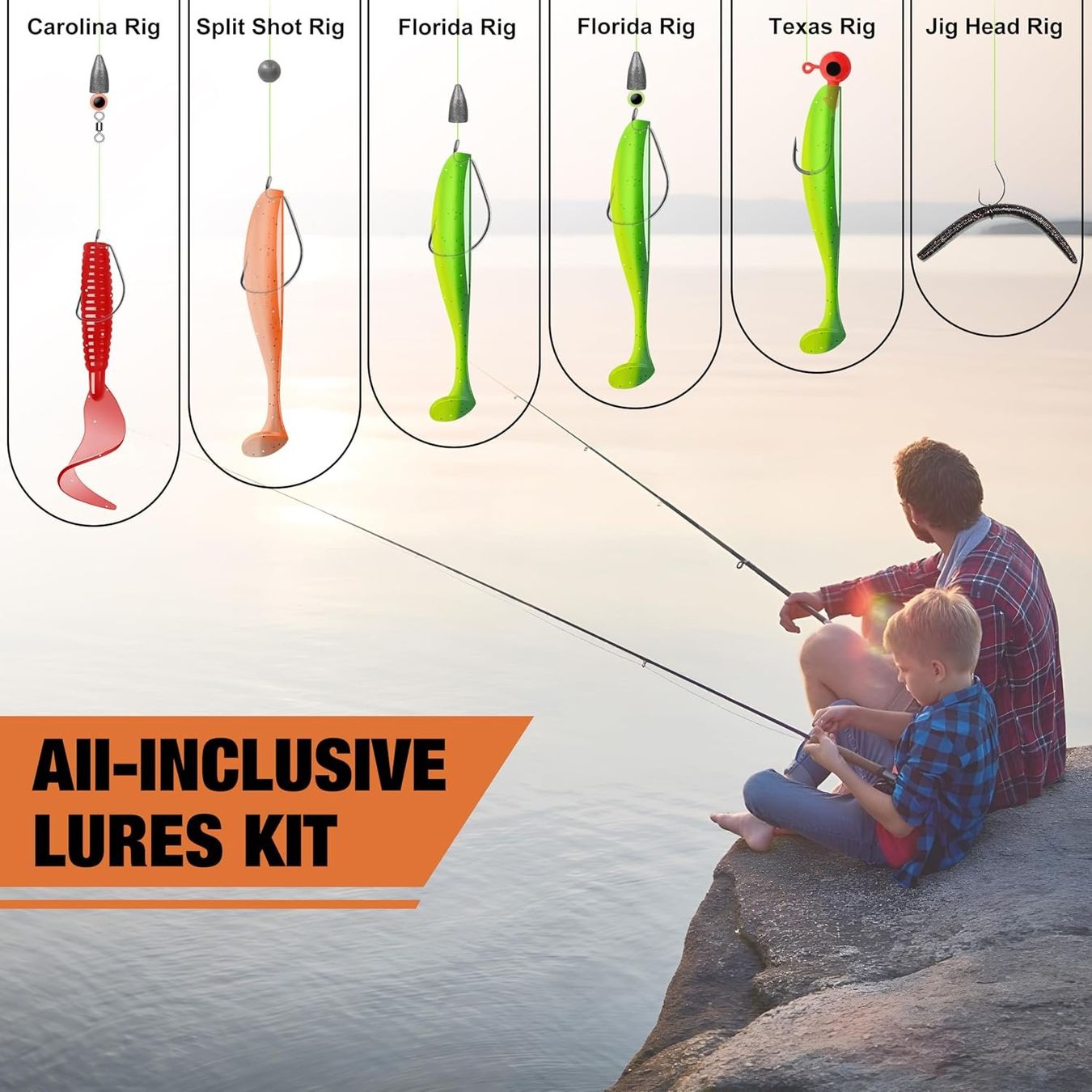 Köder: Angelköder Set mit Box Gummifische Spinner Hecht Zander – Neu und originalverpackt aus Schaffhausen von AllesMussRaus90 2