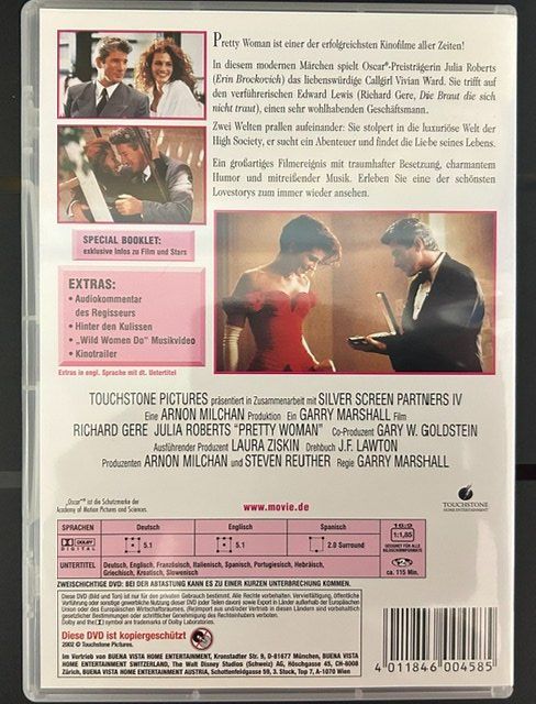 Tutti i DVDs: Pretty Woman – Usato da Flumenthal venduto da Uranus26 1