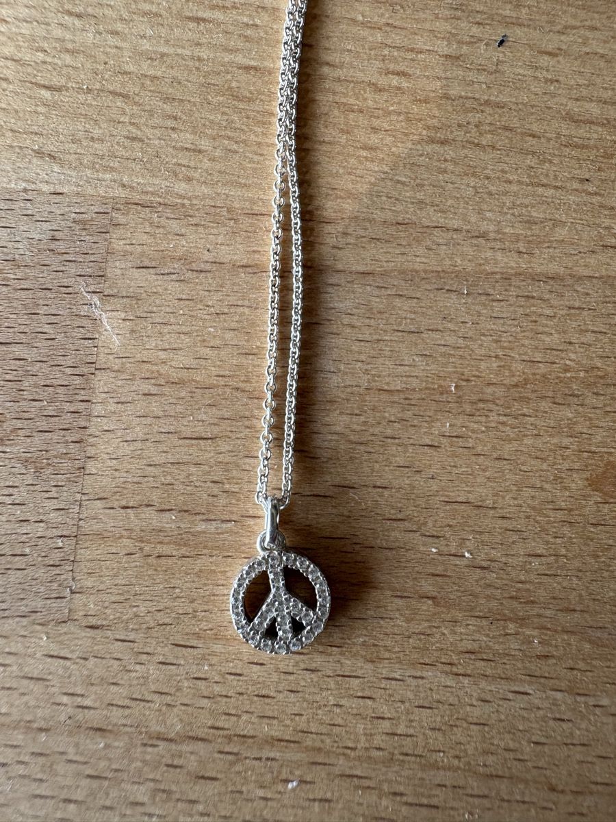 Thomas Sabo Ketten: Thomas Sabo, Peace-Halskette, Silber – Gebraucht aus Wädenswil von HaLu_12