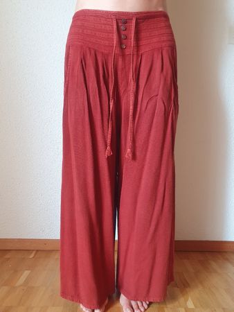 Indien- Hose rot/ rostbraun Grösse S/ M