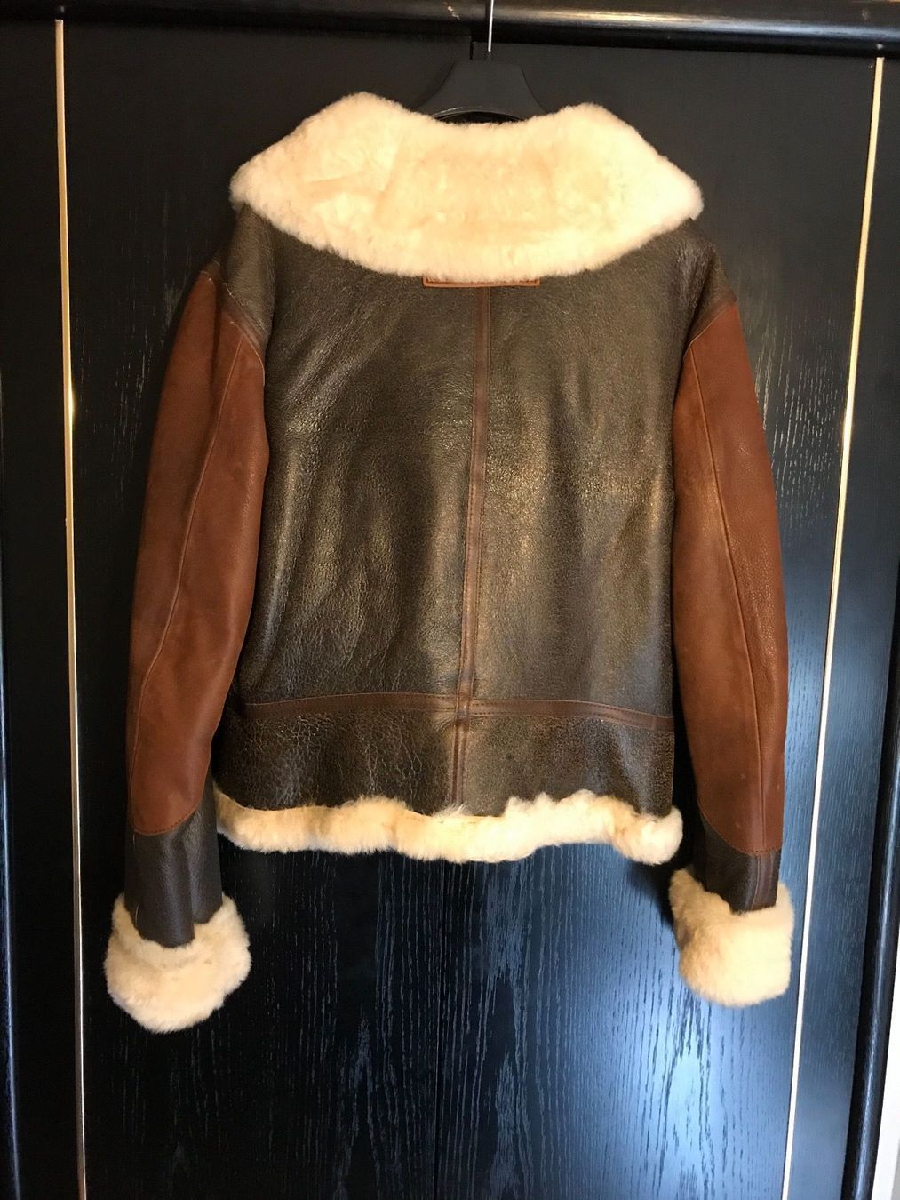 Avirex Giacche: Blouson AVIREX, en cuir et fourrure – Nuovo (secondo la descrizione) da Bern venduto da Balharbour 1
