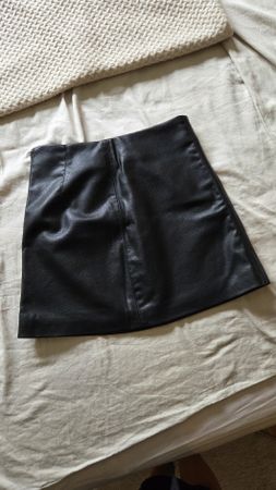 Faux Leather Mini Skirt