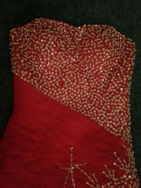 Vestiti: Abendkleid rot Chiffon Gr.  42 – Nuovo e nell'imballaggio originale da turbenthal venduto da lory300zx 2