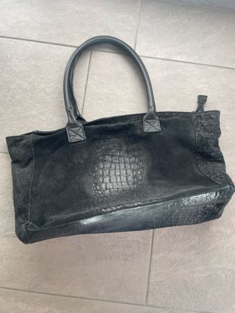 🖤Tolle Handtasche Krokooptik🖤