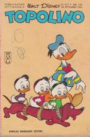 Italian edition Disney TOPOLINO # 513 sept 26 1965 vintage M