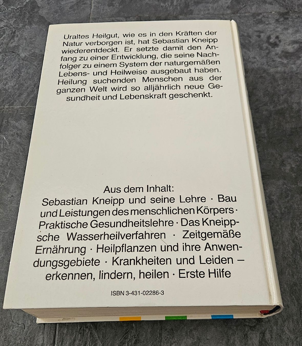 Livres: DAS GROSSE KNEIPPBUCH – D'occasion à St. Gallen par Patrizia0711 1