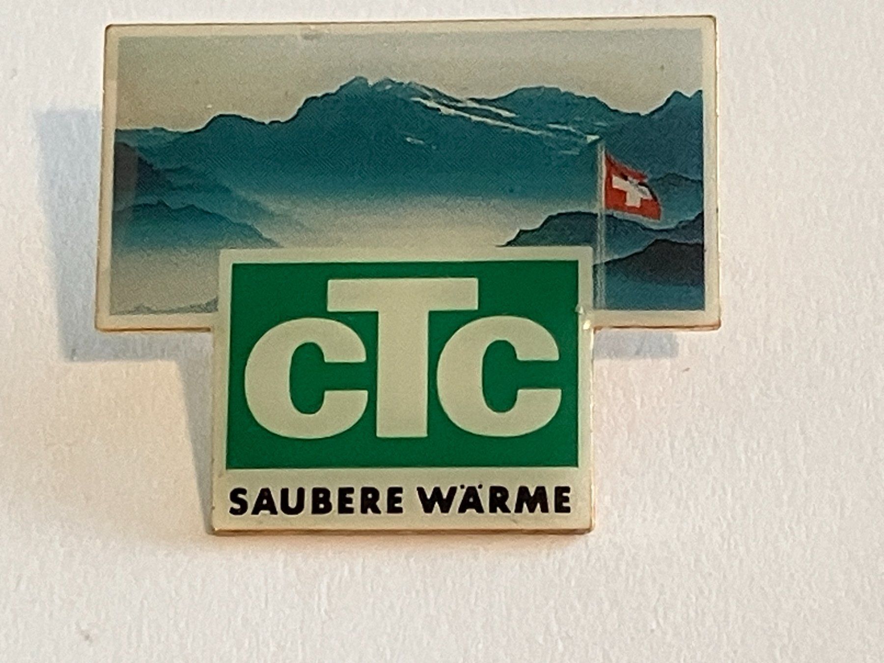 Placchette & Badge: 1 Pin CTC Saubere Wärme – Usato da Basel venduto da djwwpp