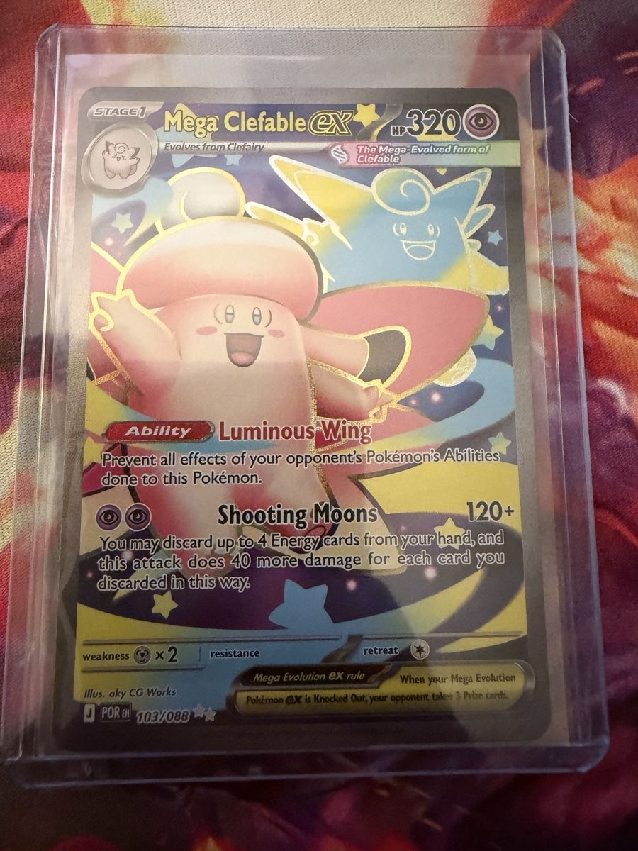 Cartes: Mega Clefable ex, 103, english – Neuf avec emballage d'origine à Genestrerio par Ryqz17